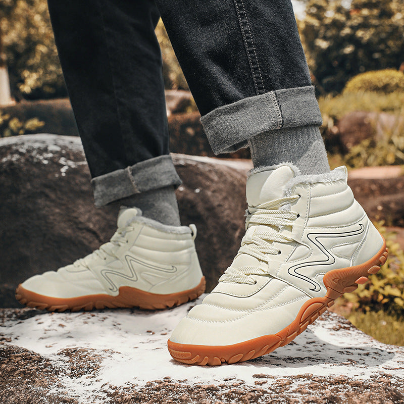 Damen Hohe Wintersneaker mit isolierender Innenausstattung und rutschfester Sohle