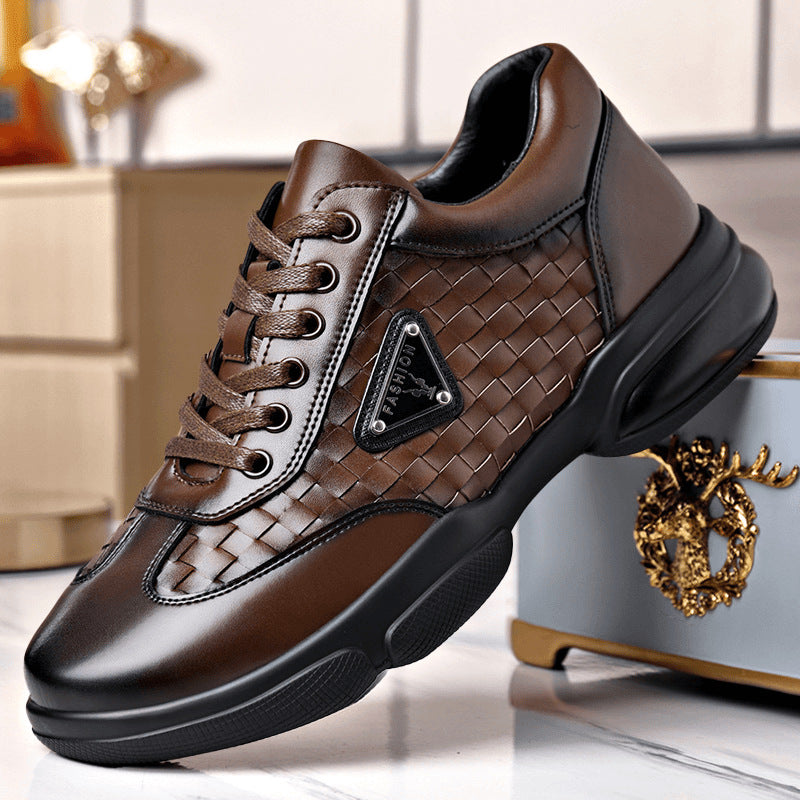 Damen Freizeit Sneakers mit hochwertiger Lederoptik und innovativem atmungsaktivem Design R&B