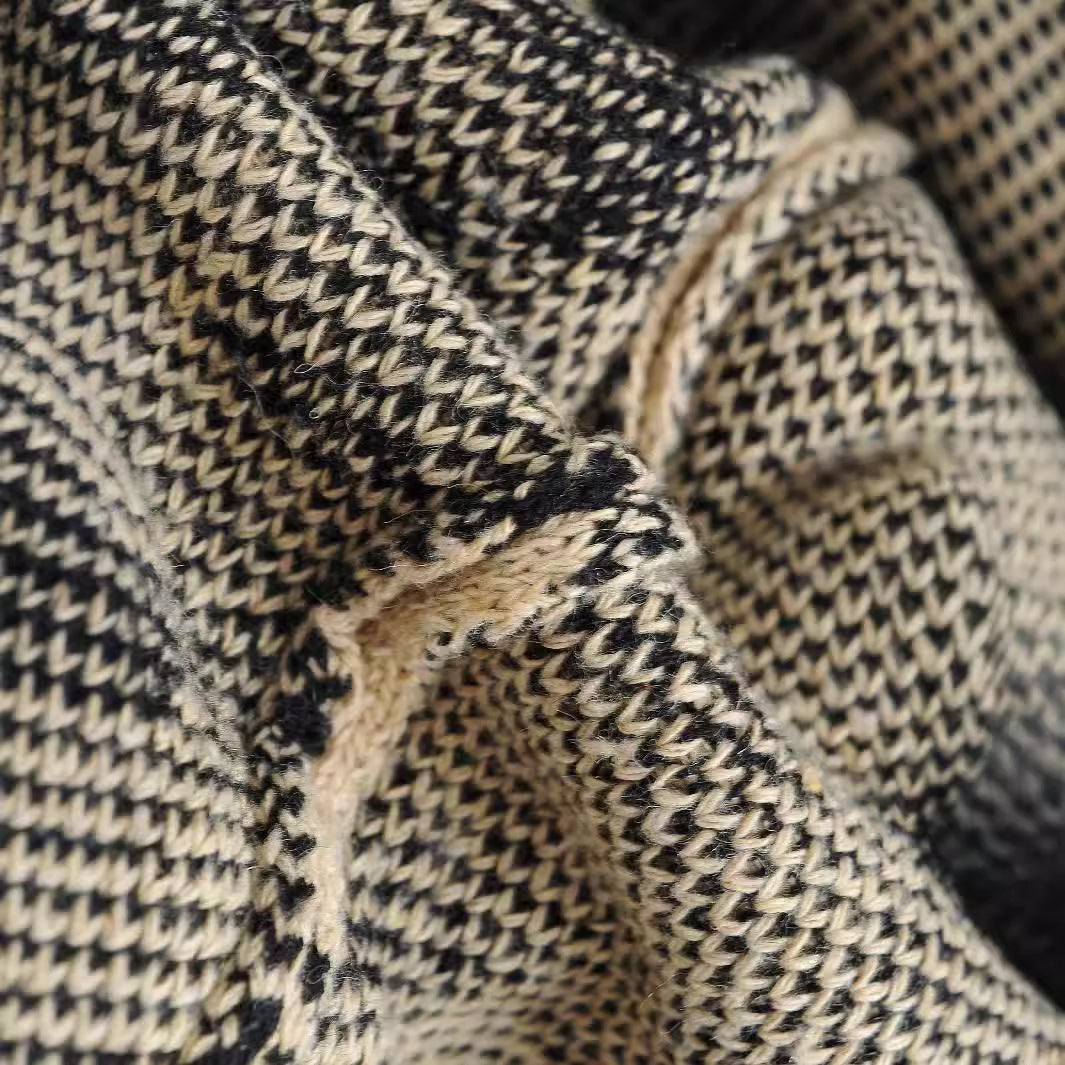 Damen Grobstrick-Cardigan mit modischem Leopardenmuster und praktischen Taschen R&B