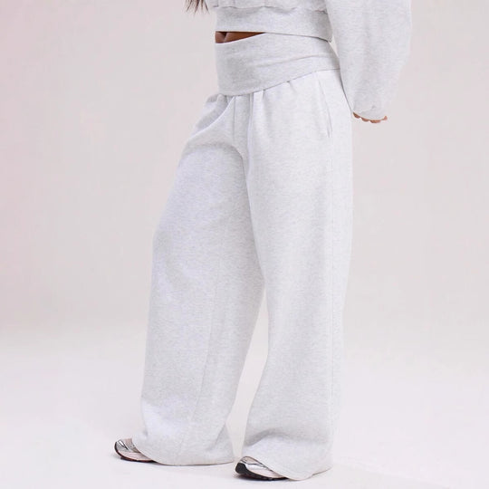 Damen Lässige weit geschnittene Freizeithose R&B