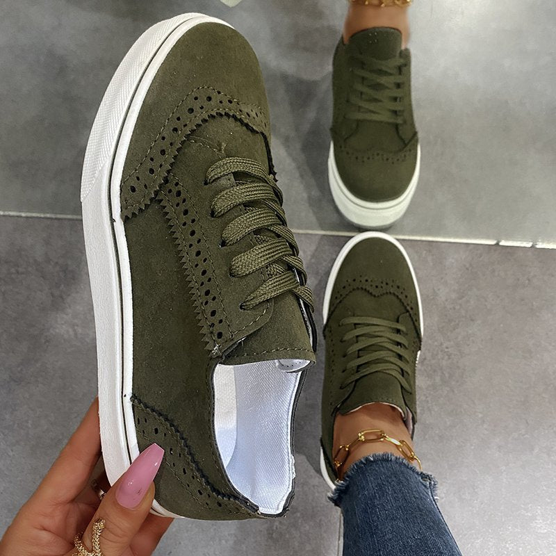 Damen Freizeit-Sneaker im eleganten Riemchen-Design mit atmungsaktiver Innensohle R&B