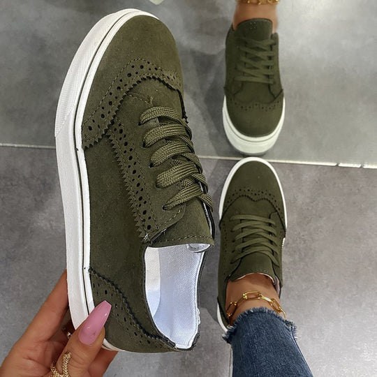 Damen Freizeit-Sneaker im eleganten Riemchen-Design mit atmungsaktiver Innensohle R&B