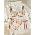 Damen Bikini-Set mit gepolstertem Oberteil und verstellbaren Trägern R&B