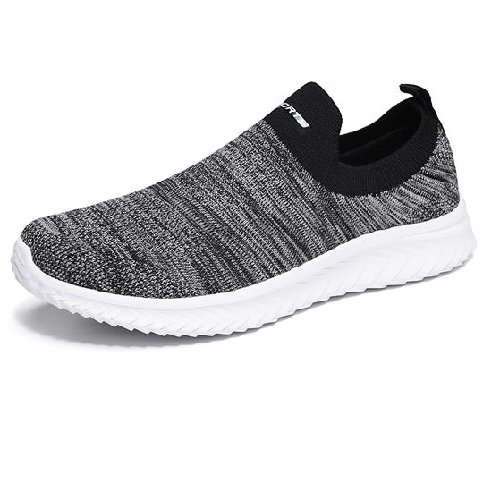 Damen Atmungsaktive Slip-On Sneakers mit elastischem Strick-Obermaterial R&B