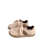 Damen Sportliche Komfort Sneaker mit elastischen Schnürsenkeln und atmungsaktiven Einsätzen R&B