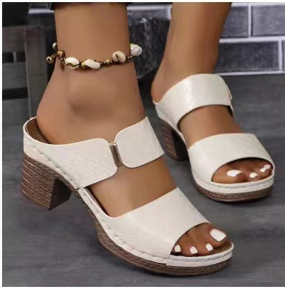 Damen elegante Plateau-Sandalen mit erstklassigem Tragekomfort und modischem Design R&B