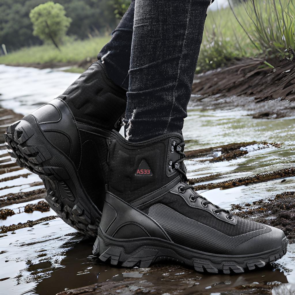 Herren robuste Outdoor-Boots mit atmungsaktiver und rutschfester Sohle R&B