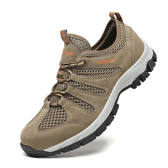 Damen Outdoor-Sneaker mit atmungsaktivem Mesh-Obermaterial und rutschfester Sohle R&B