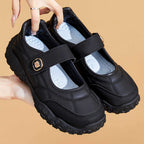 Damen bequeme Alltagsschuhe mit flexiblem Klettverschluss R&B