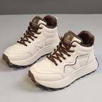 Damen Winterliche High-Top Sneakers mit Wärmeisolierung und rutschfester Sohle R&B