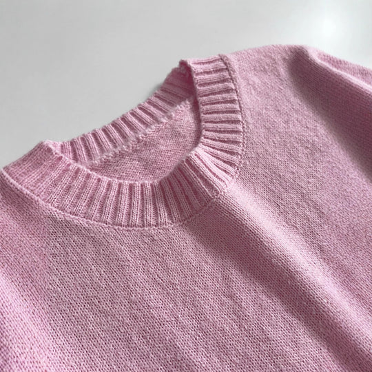 Damen lässiger Oversized Pullover R&B