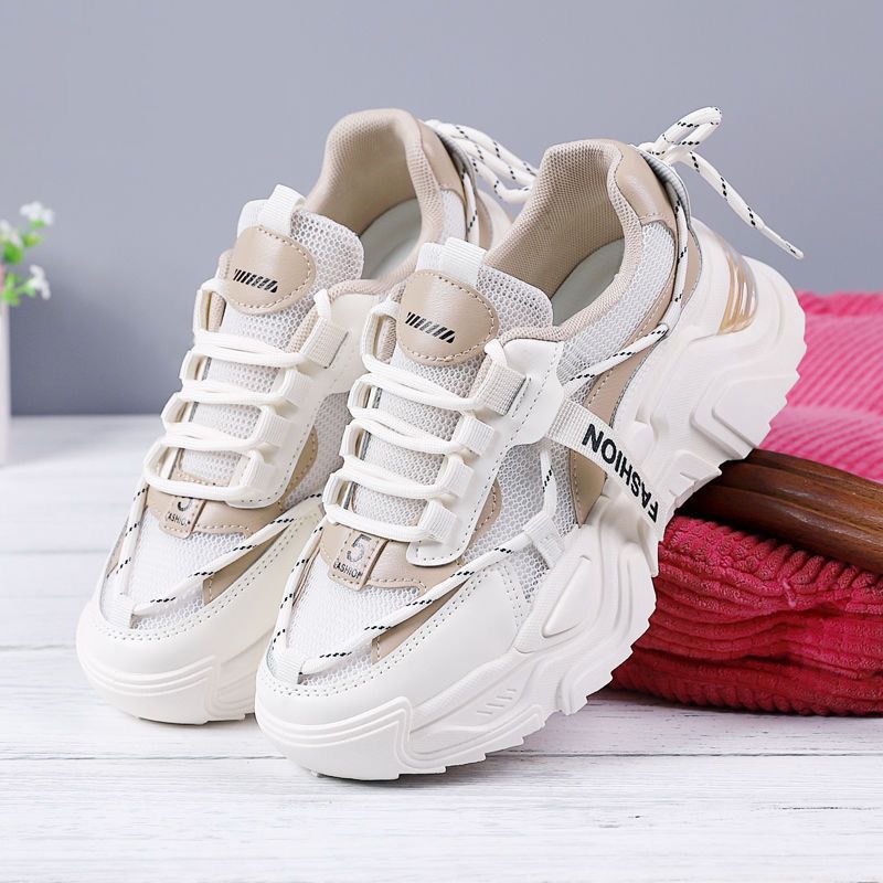 Damen Sportliche Modische Sneakers mit atmungsaktivem Obermaterial und dämpfender Sohle R&B