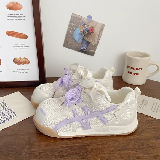 Damen Sneakers mit innovativem Schnürsystem und atmungsaktiver Oberflächenstruktur R&B