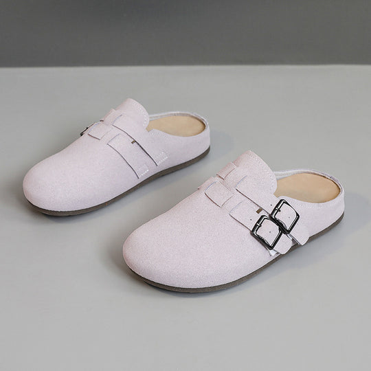 Damen komfortable Clogs mit doppeltem Schnallen-Design R&B