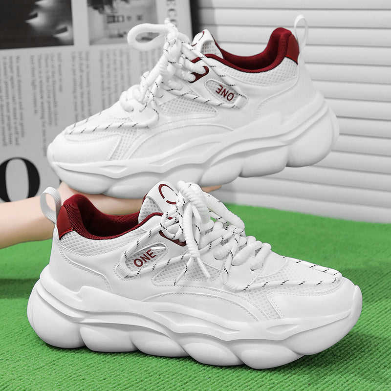 Damen Atmungsaktive Chunky Sneakers mit rutschfester Sohle R&B
