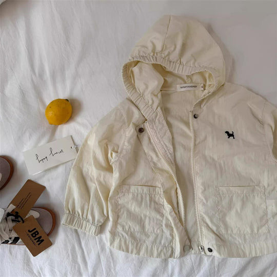 Unisex nan leichtgewicht Kapuzenpackbare Windbreaker-Jacke mit elastischen Bündchen und vorderen Patten Taschen R&B