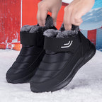Damen isolierte Winterstiefel mit rutschfester Sohle und praktischem Klettverschluss R&B