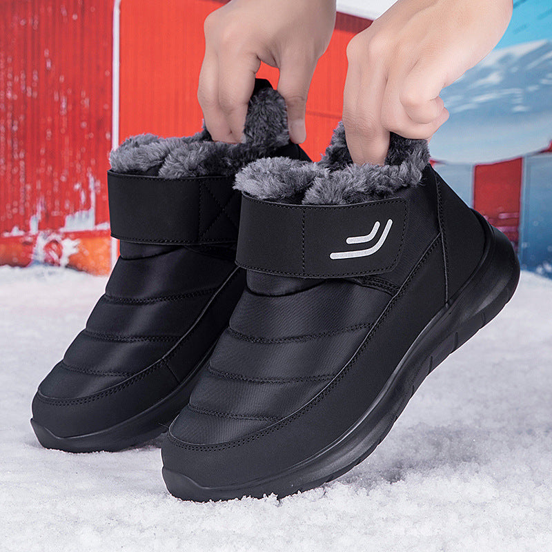Damen isolierte Winterstiefel mit rutschfester Sohle und praktischem Klettverschluss R&B