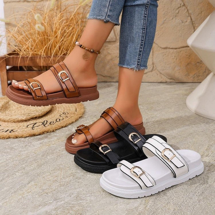 Damen Komfortable und modische Riemchensandalen R&B
