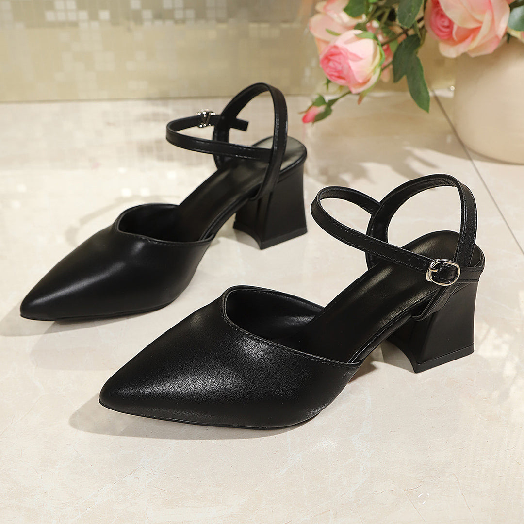 Damen Slingback Pumps mit elegantem Blockabsatz R&B
