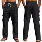 Herren Cargo-Hose mit verstellbarem Bund und praktischen Seitentaschen R&B