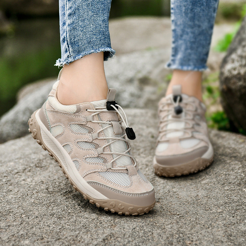 Damen Sportliche Trail-Schuhe mit Schnellschnürsystem und rutschfester Sohle R&B