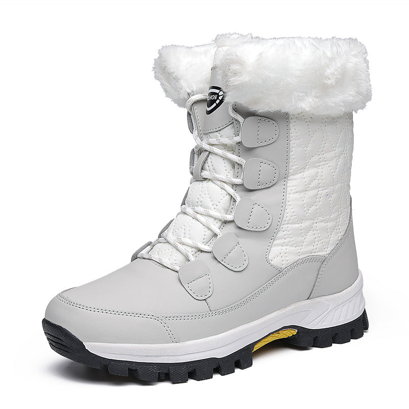Damen Winterstiefel mit isolierendem Futter und rutschfester Sohle R&B