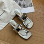 Damen Elegante und stilvolle Plateau-Sandalen mit modischen Riemen