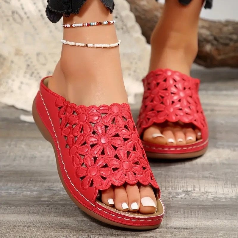 Damen Bequeme und modische Zehentrenner-Sandalen R&B