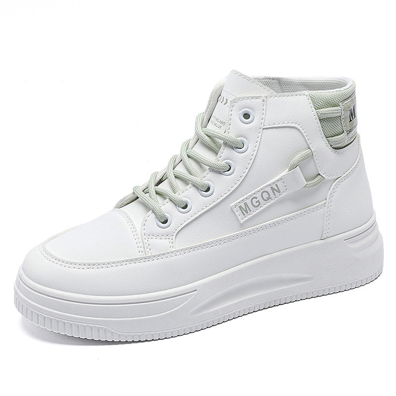 Damen Modische High-Top Sneakers mit gepolsterter Innensohle und rutschfester Sohle R&B