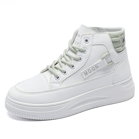 Damen Modische High-Top Sneakers mit gepolsterter Innensohle und rutschfester Sohle R&B