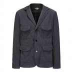 Damen modischer Cordblazer mit funktionalen Taschen R&B