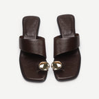 Damen bequeme Sling-Pantoletten mit elegantem Detail R&B