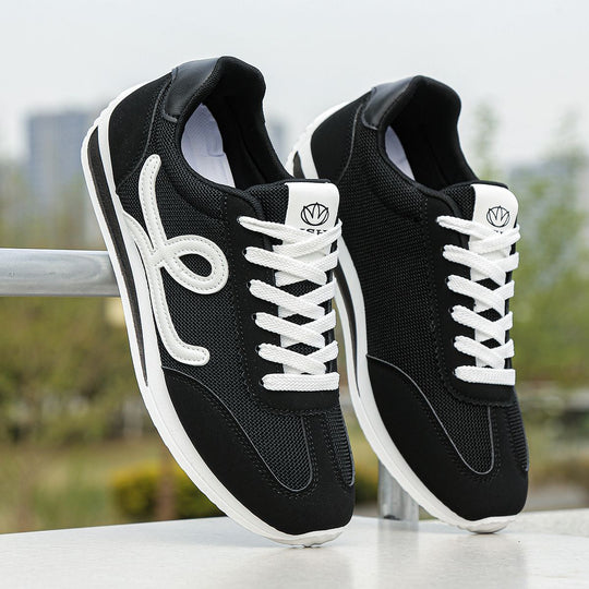 Damen Sportliche Freizeitsneaker mit atmungsaktiver Mesh-Oberfläche und dämpfendem Komfort R&B