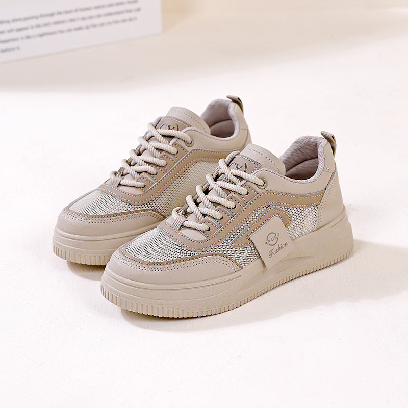 Damen Sportliche Sneakers mit atmungsaktiven Mesh-Einsätzen und rutschfester Sohle R&B