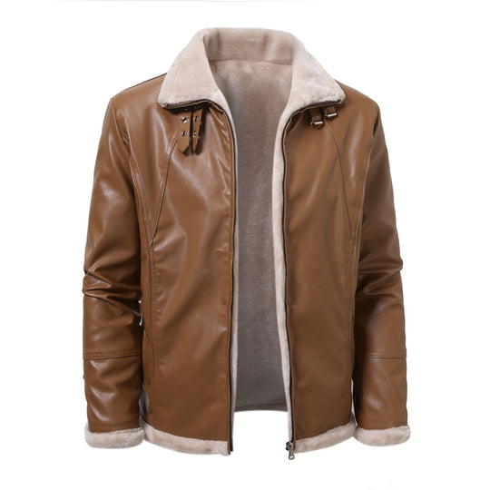 Herren elegante jacke mit Kuschelkragen R&B