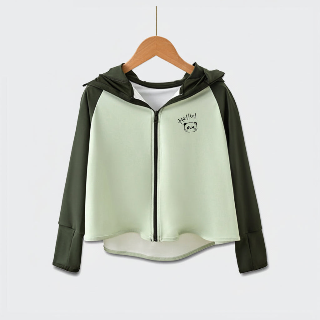 Damen UV-Schutzjacke mit Kapuze und atmungsaktivem Design R&B