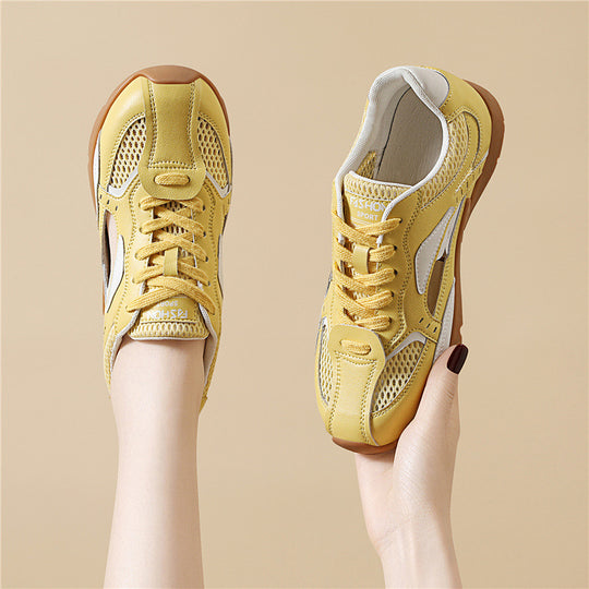 Damen Sportliche Mesh-Laufschuhe mit atmungsaktiven Einsätzen R&B