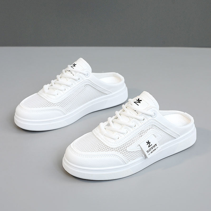 Damen leichte Slip-On Sneakers mit atmungsaktiver Mesh-Oberfläche R&B