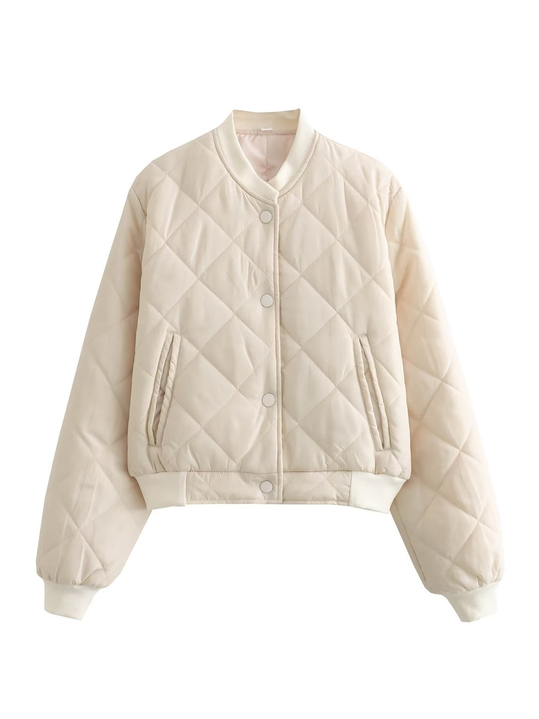Damen gesteppte Übergangsjacke mit modernem Schnitt und praktischen Taschen R&B