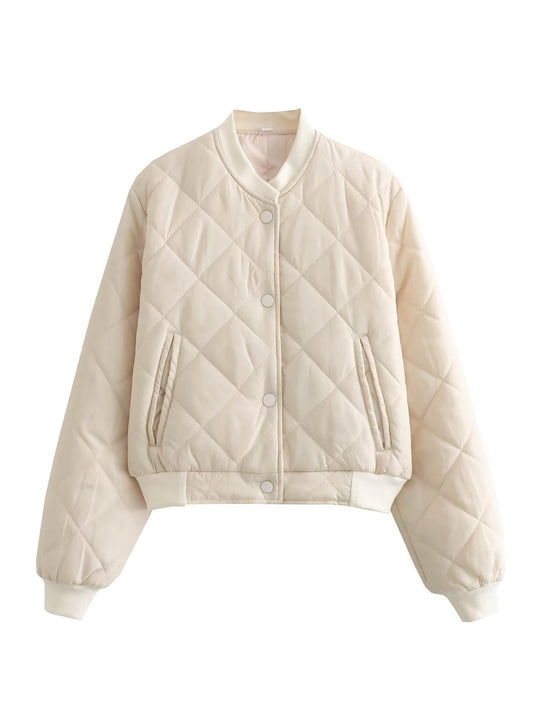Damen gesteppte Übergangsjacke mit modernem Schnitt und praktischen Taschen R&B