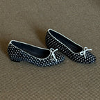 Damen Ballerinas mit modischem Punktedesign und bequemer Passform R&B