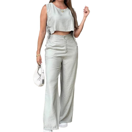 Damen Lässiges Zweiteiler-Outfit mit hochwertigem Stoff und modernem Schnitt R&B