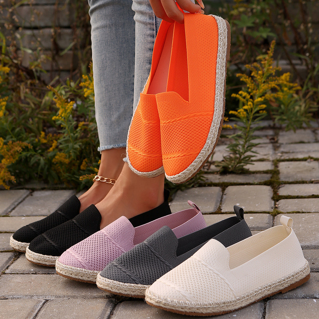 Damen Espadrilles mit atmungsaktivem Netzdesign und flexibler Sohle R&B