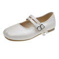 Damen elegante Ballerinas mit doppeltem Riemen und komfortabler Innensohle R&B