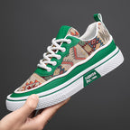 Damen Trendige Freizeitsneaker mit exklusivem Tribal-Design R&B