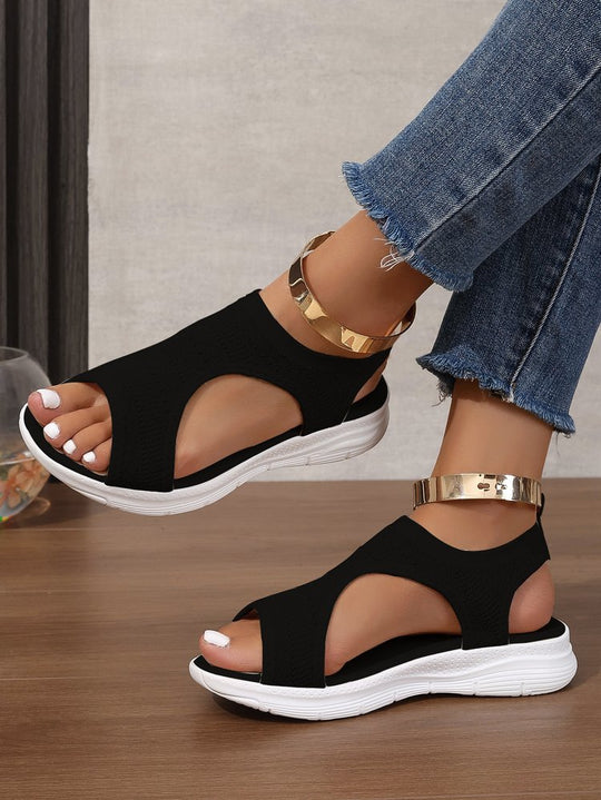 Damen Atmungsaktive Sport-Sandalen mit elastischem Obermaterial und rutschfester Sohle R&B