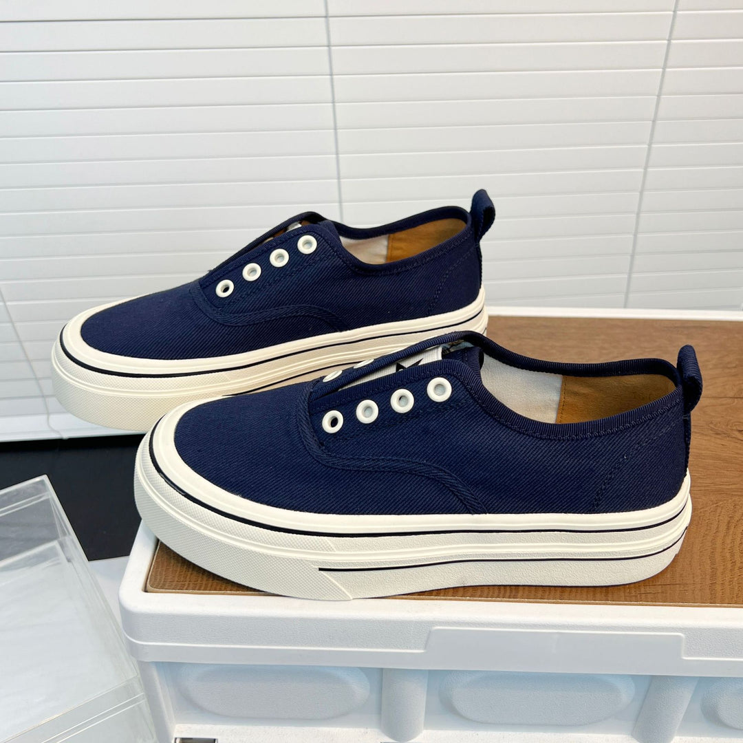Damen lässige Canvas Sneaker mit komfortabler Innensohle und rutschfester Gummisohle R&B