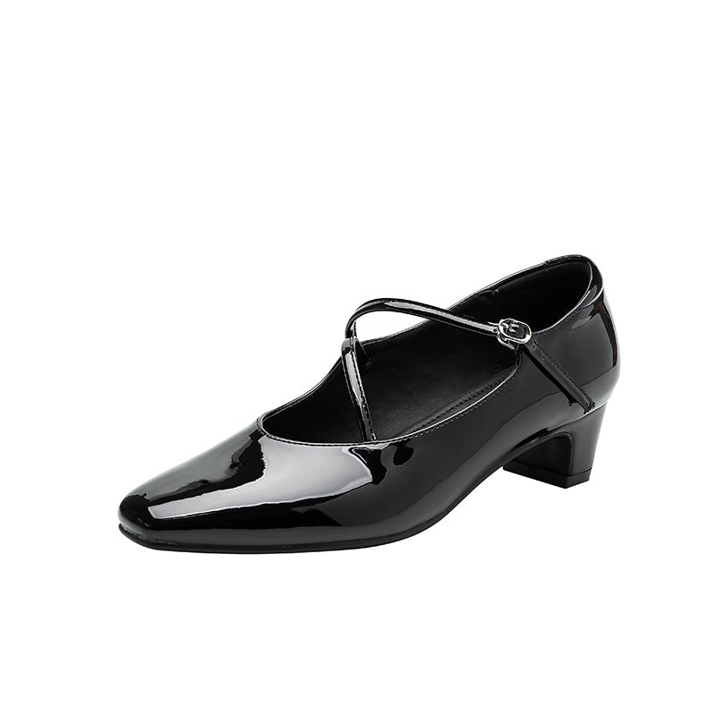 Damen Elegante Mary Jane Schuhe mit modischem Riemchen R&B
