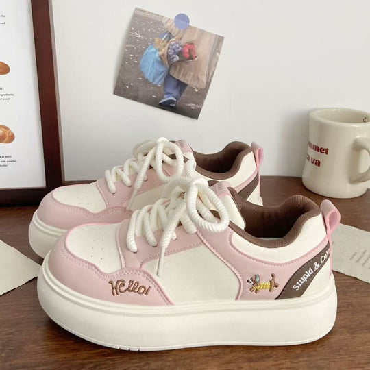 Damen Sneaker mit verspielten Tiermotiven und bequemer Dämpfung R&B
